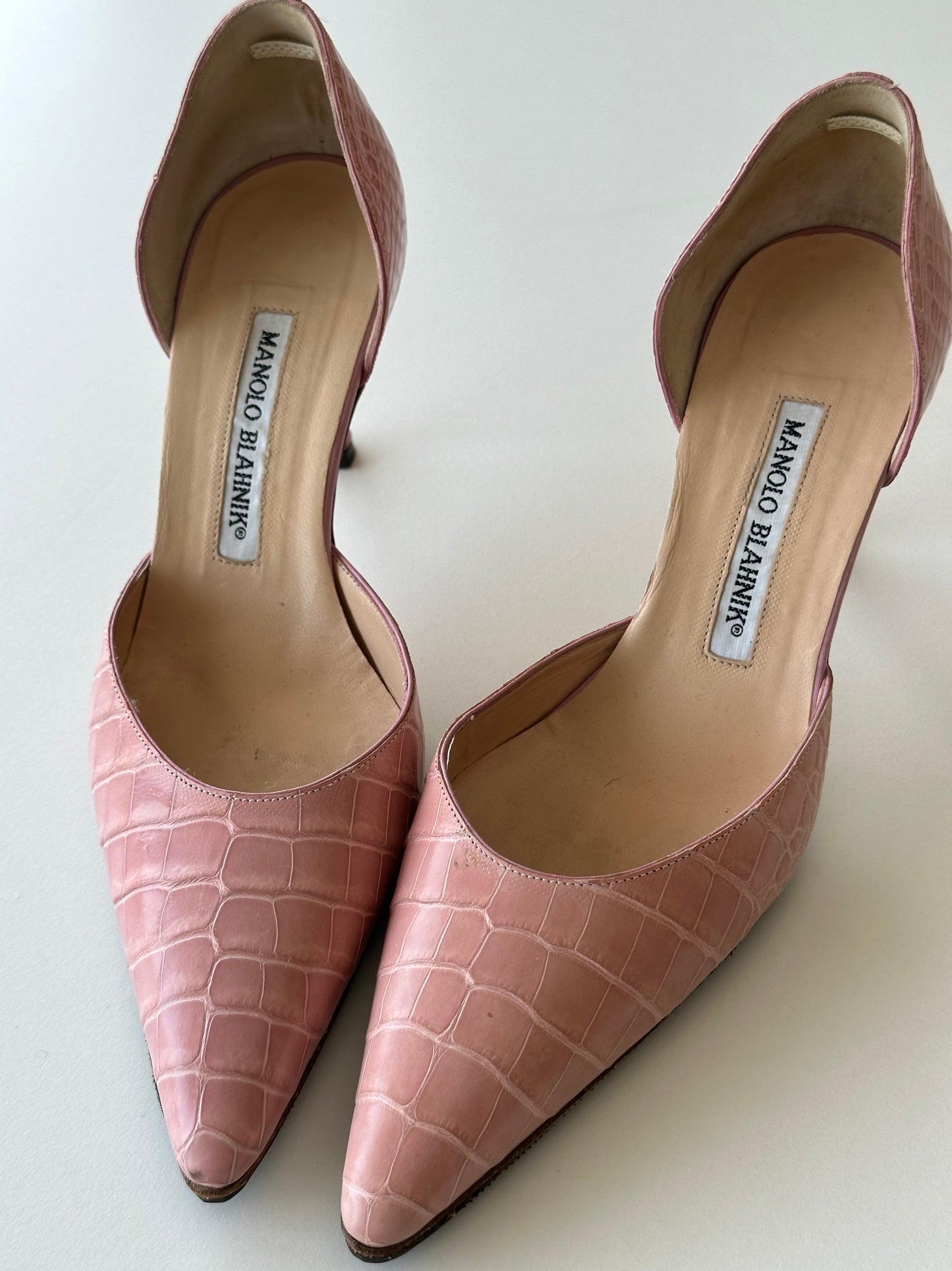 Manolo Blahnik Croc Heel (36.5)