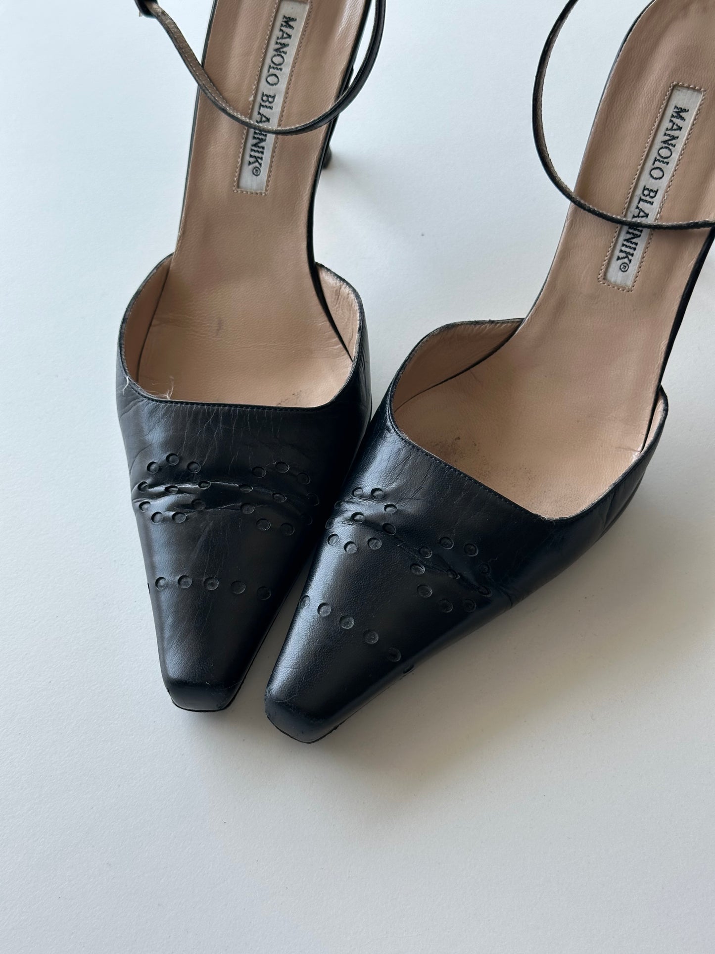 Manolo Blahnik Ankle Heels (38)