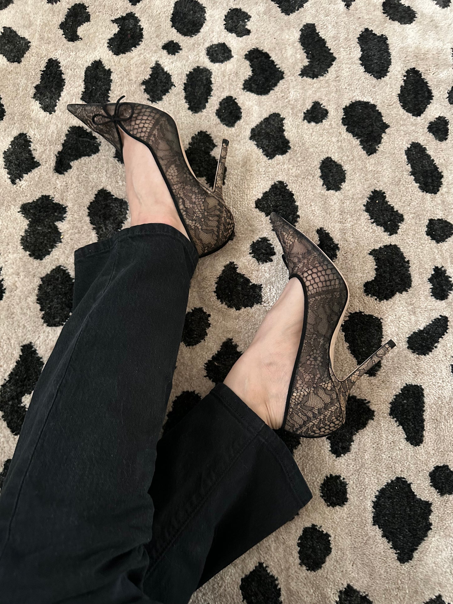 Jimmy Choo Lace Pump (36.5)