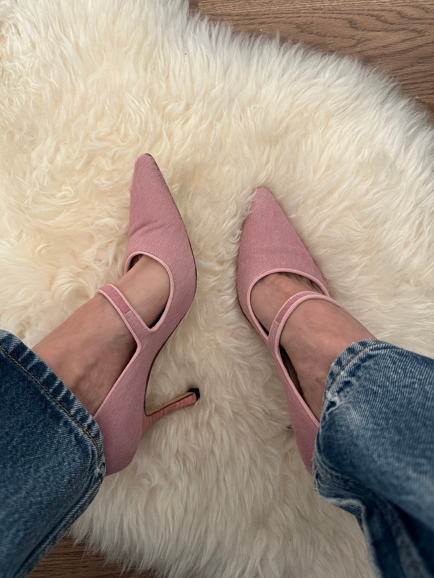 Manolo Blahnik Pink Campari (35.5)