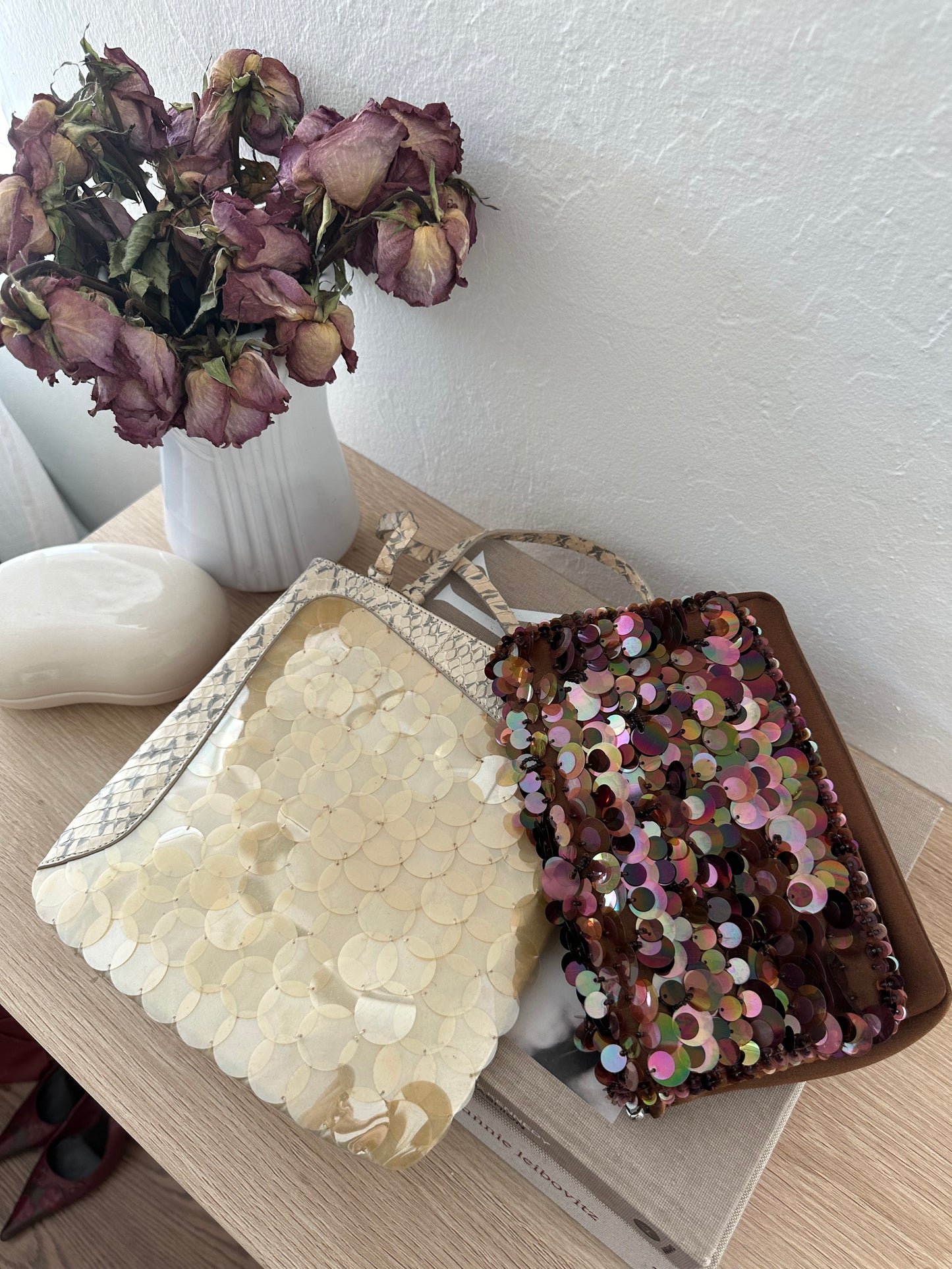 Prada 00's Raso Luce Sequin Bag