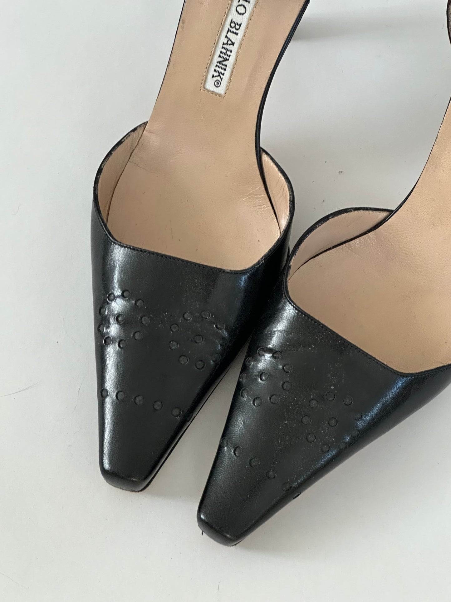 Manolo Blahnik Ankle Heels (38)&(36.5)