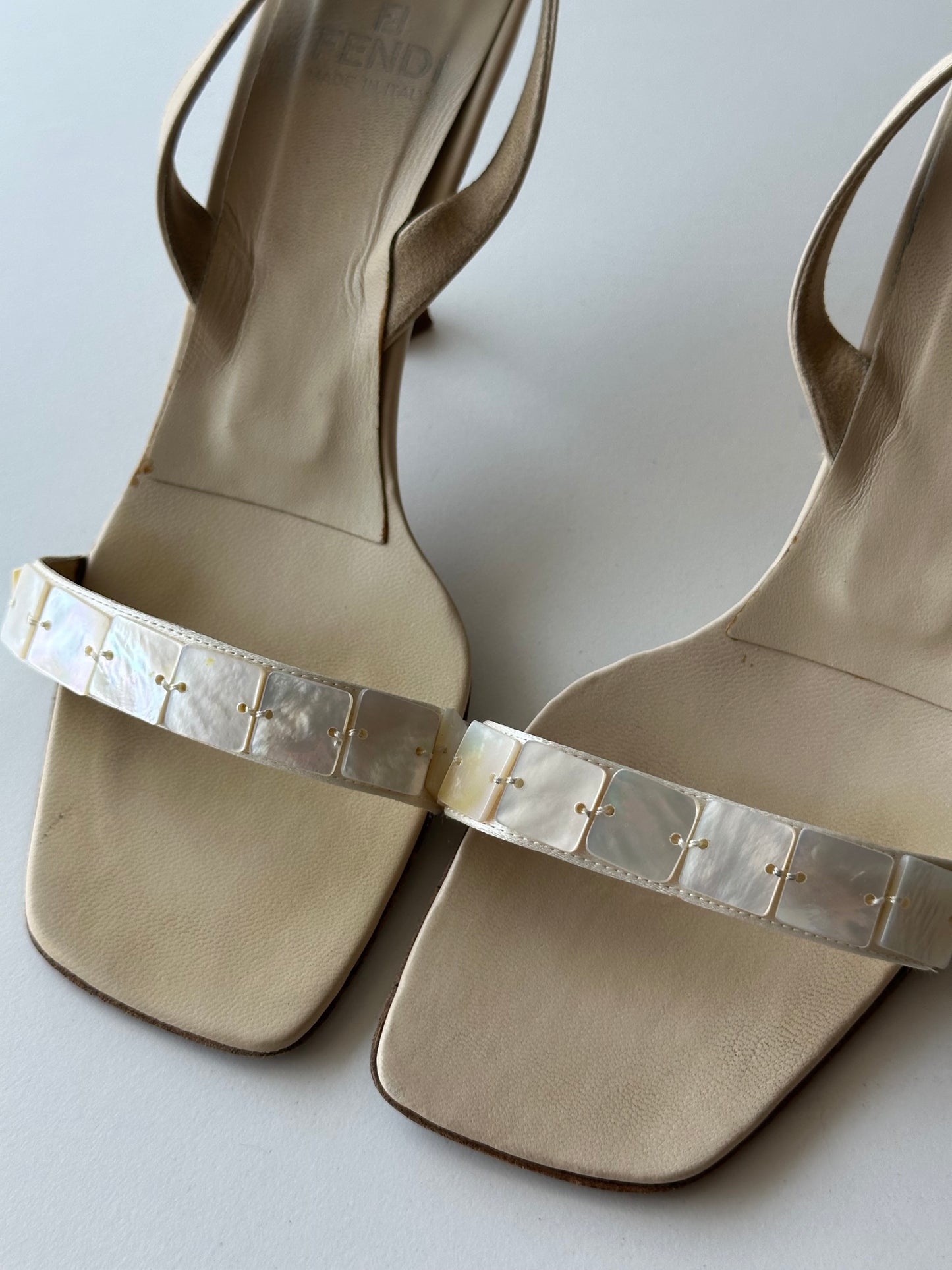 Fendi Mother of Pearl Slingback (36.5)