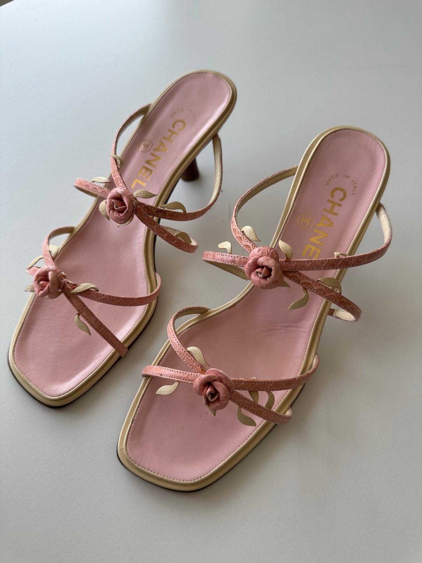 Chanel Rosebud Heels (37)