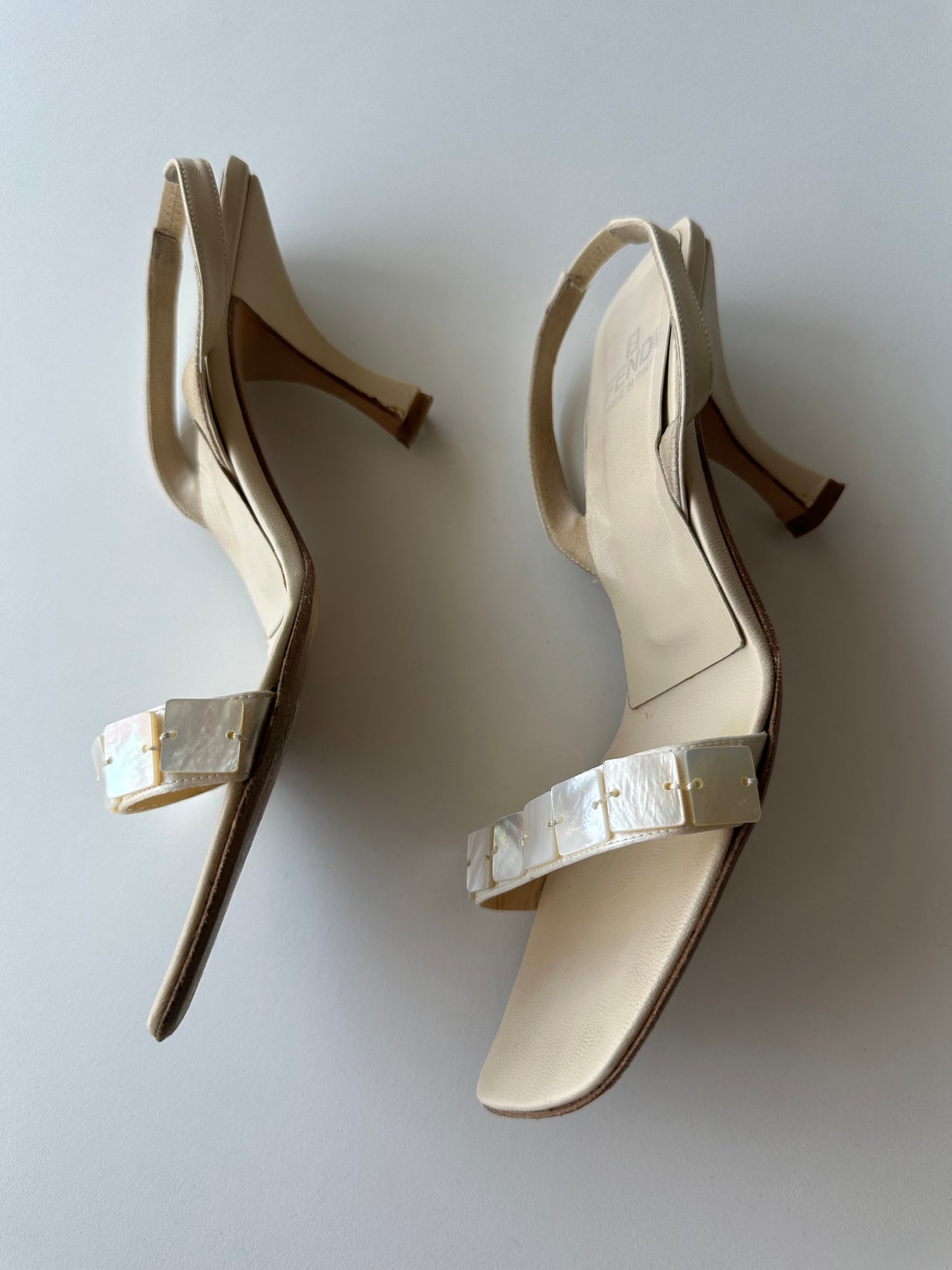 Fendi Mother of Pearl Slingback (36.5)