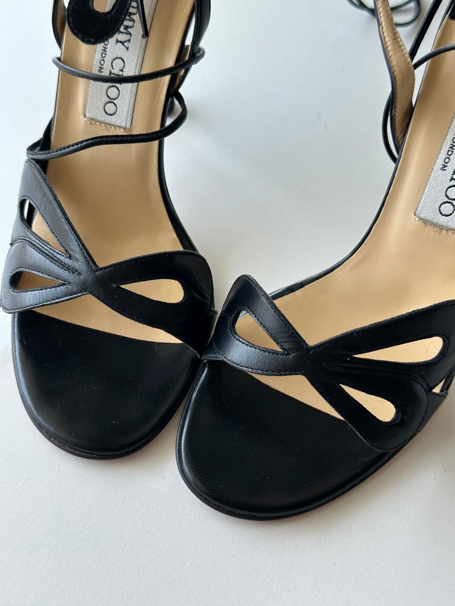 Jimmy Choo Butterfly Wrap Heel (37)