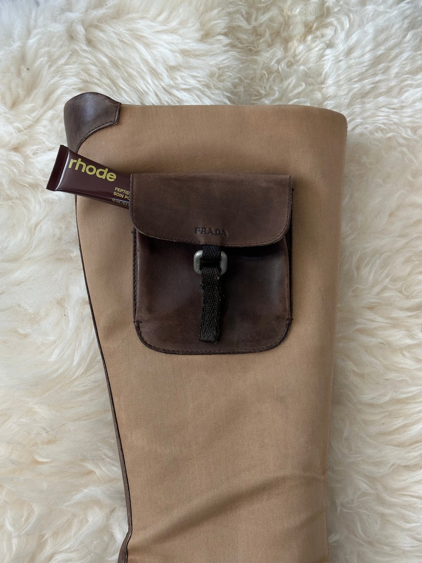 RARE ARCHIVAL PRADA F/W 1999 Pocket Boot (39.5)