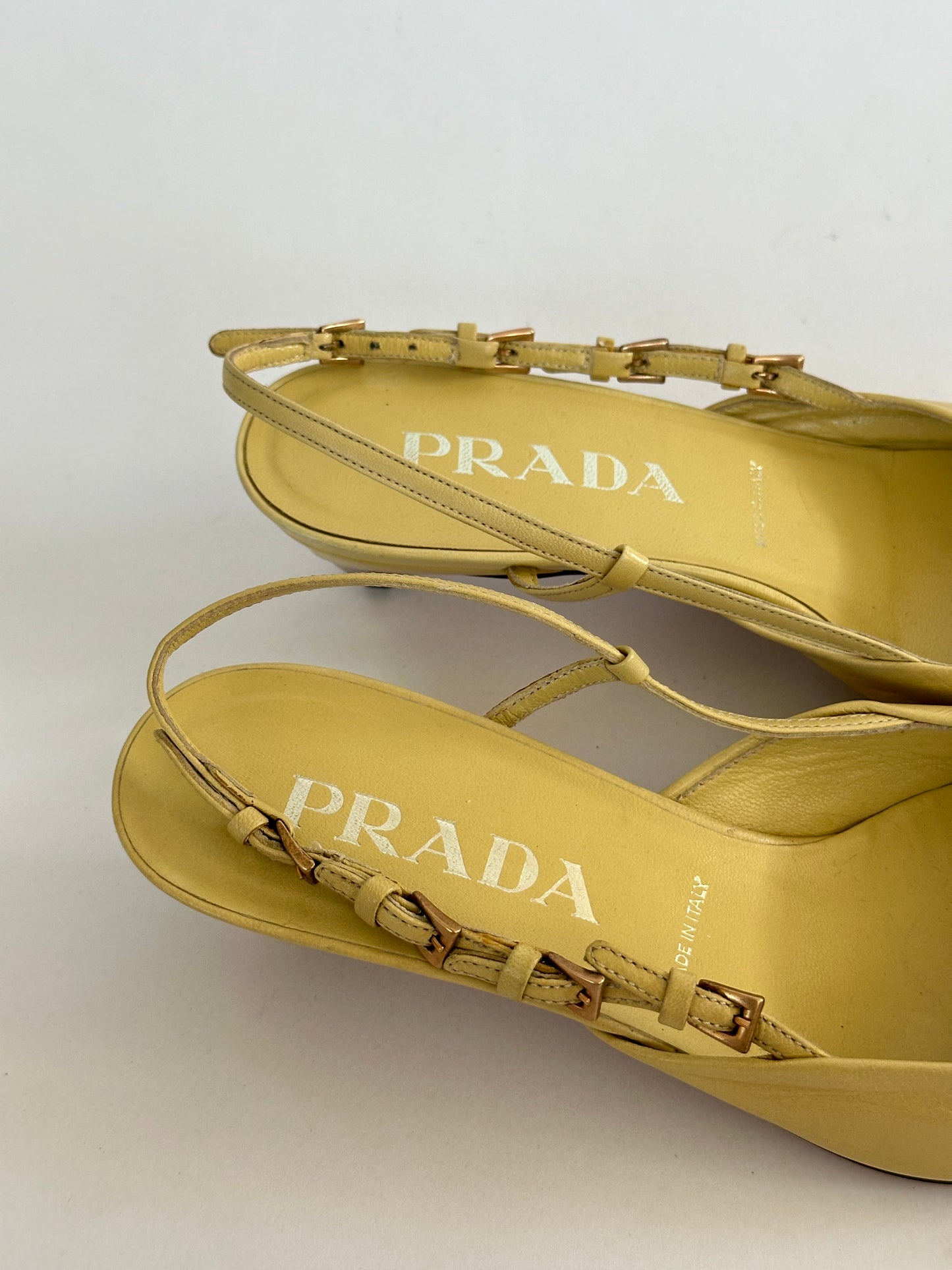 Prada Kitten Heel Slingback (37)