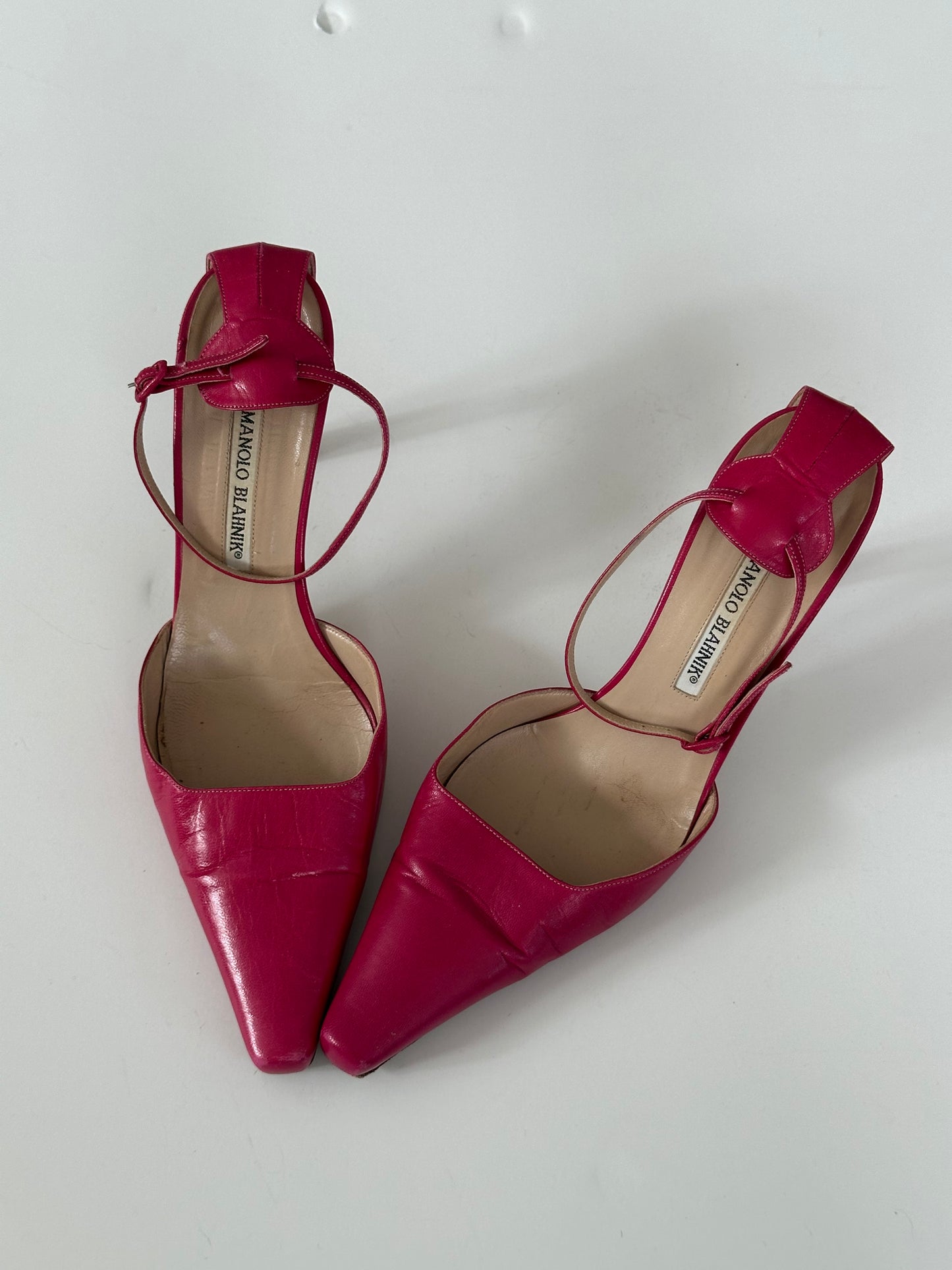 Manolo Blahnik Ankle Strap Heel (39)