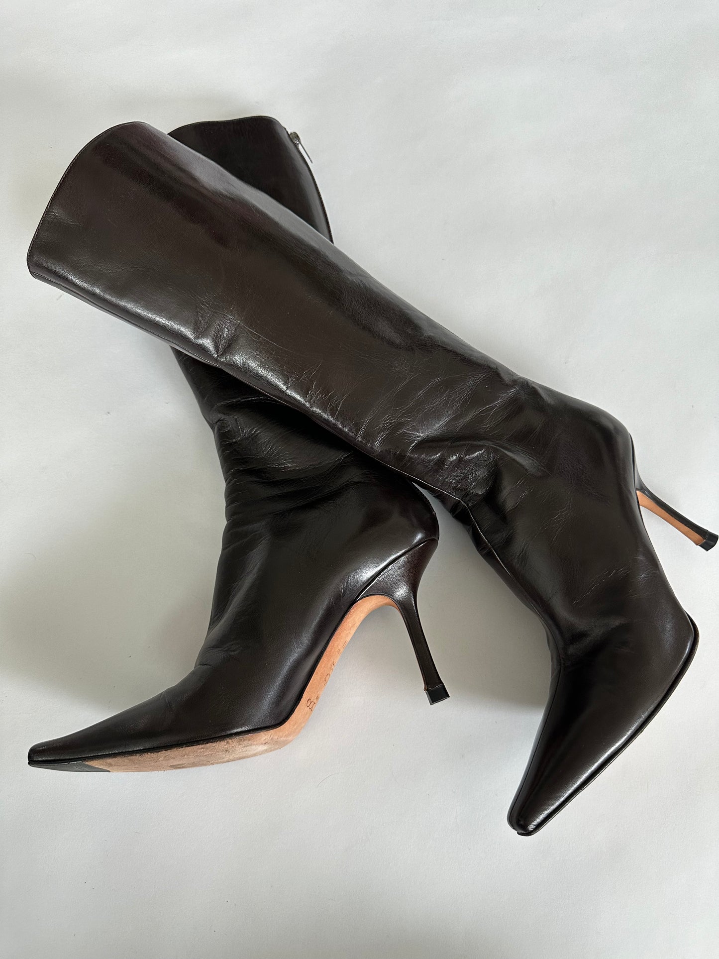Jimmy Choo Leather Boots (39.5)