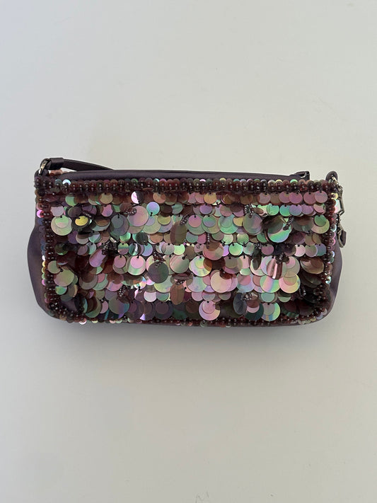 Prada 00’s Sequin Raso Luce Pochette