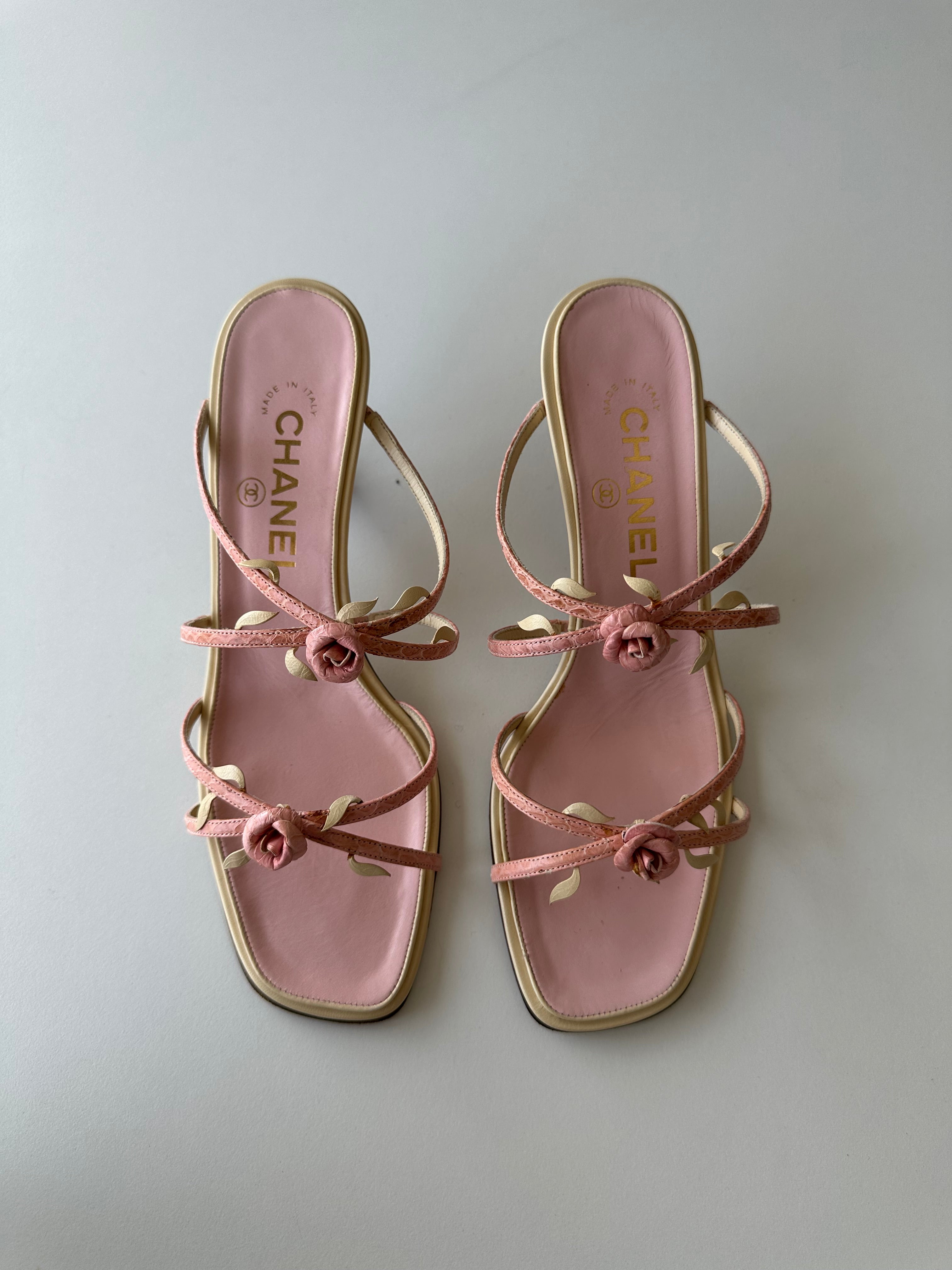 Chanel Rosebud Heels (37) – The Modern Romantique