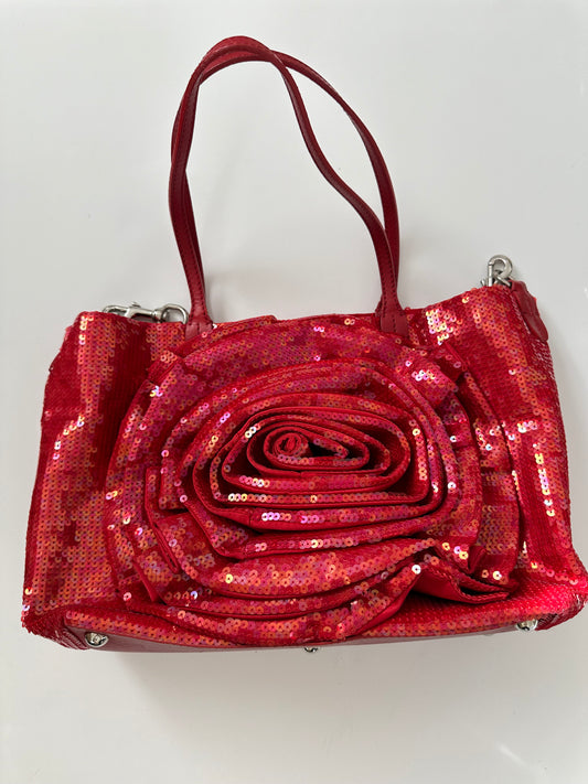 Valentino Sequin Rose Bag