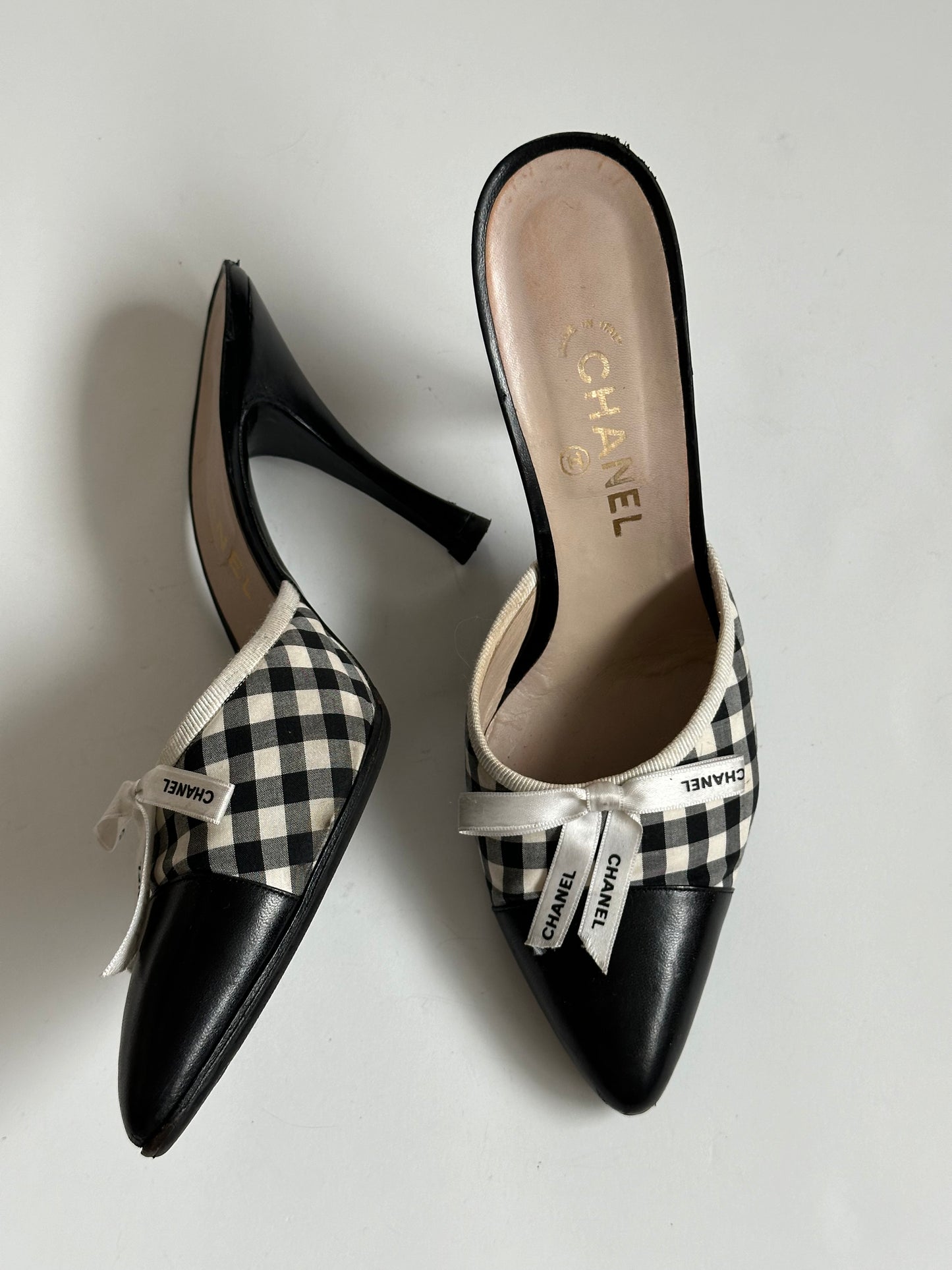 Chanel Gingham Mule (41)