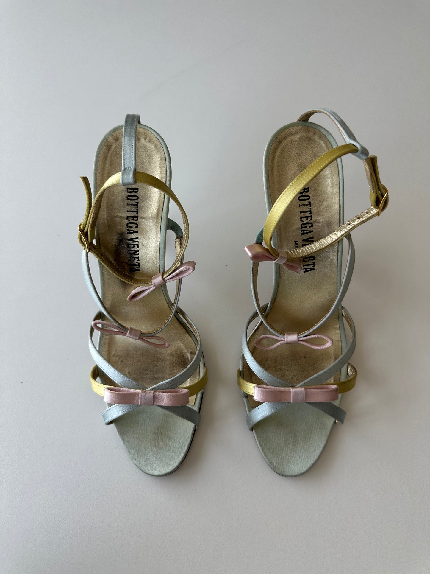 Bottega Veneta Stappy Silk Heel (38.5)