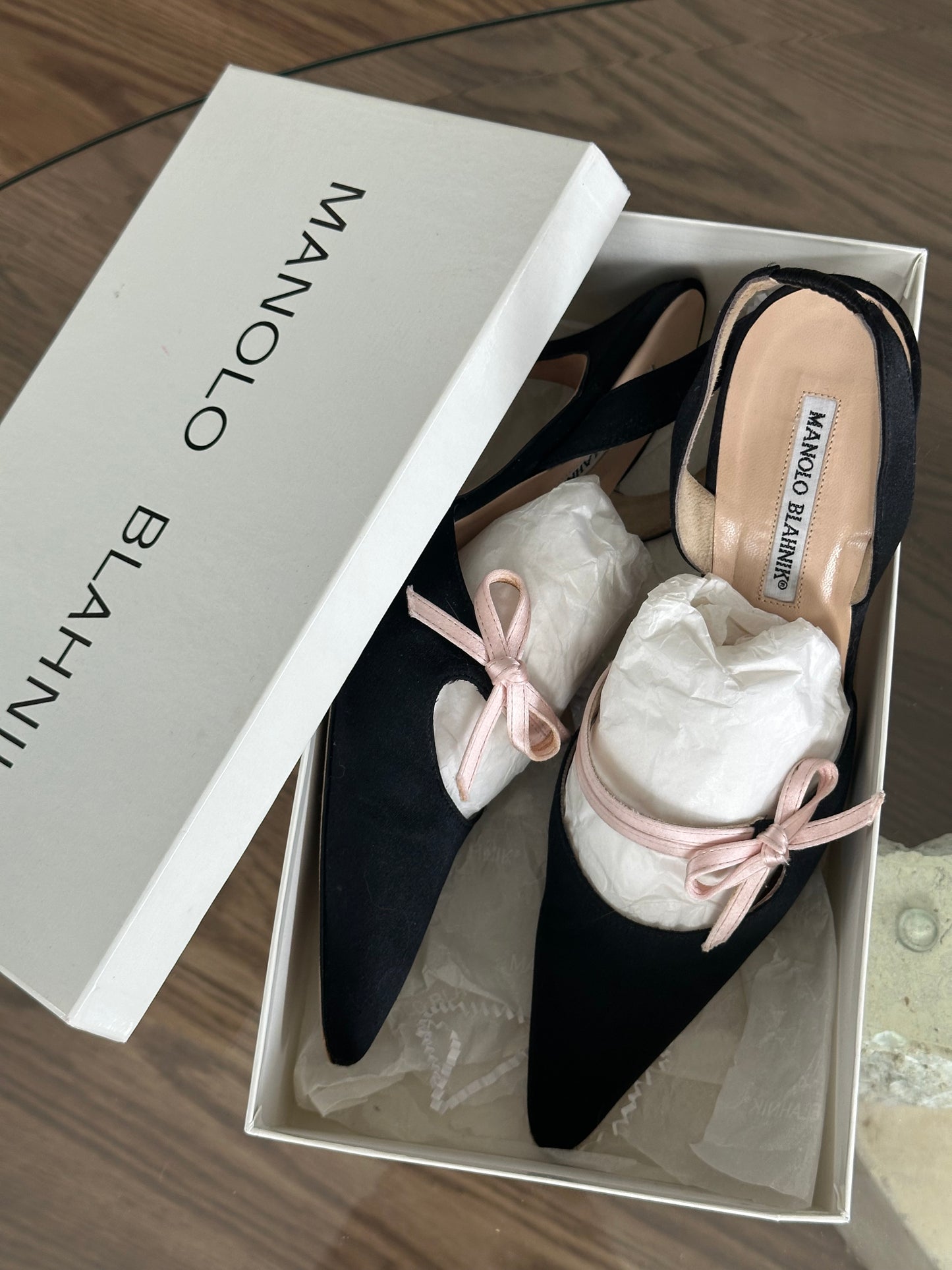 Manolo Blahnik Two Tone Slingback (39)