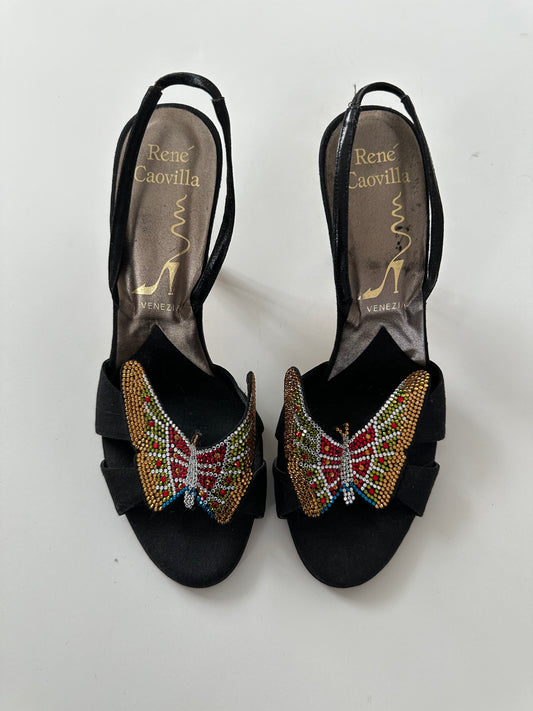 Rene Caovilla Butterfly Heel (36.5)