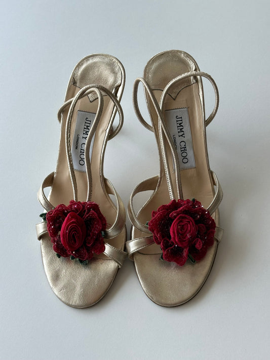Jimmy Choo Rosebud Heel (36)