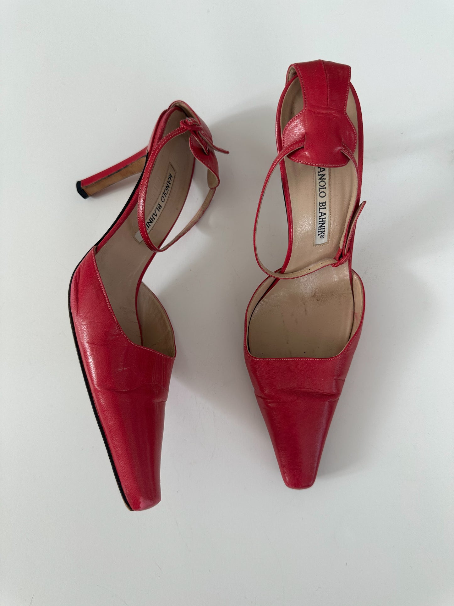 Manolo Blahnik Ankle Strap Heel (39)