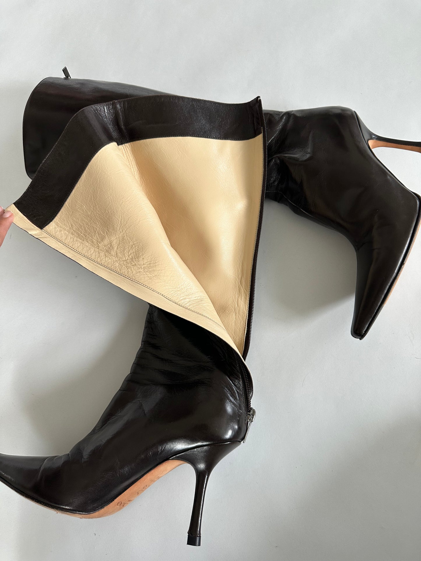 Jimmy Choo Leather Boots (39.5)