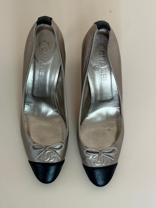 Chanel Cap Toe Ballet Pump (41)