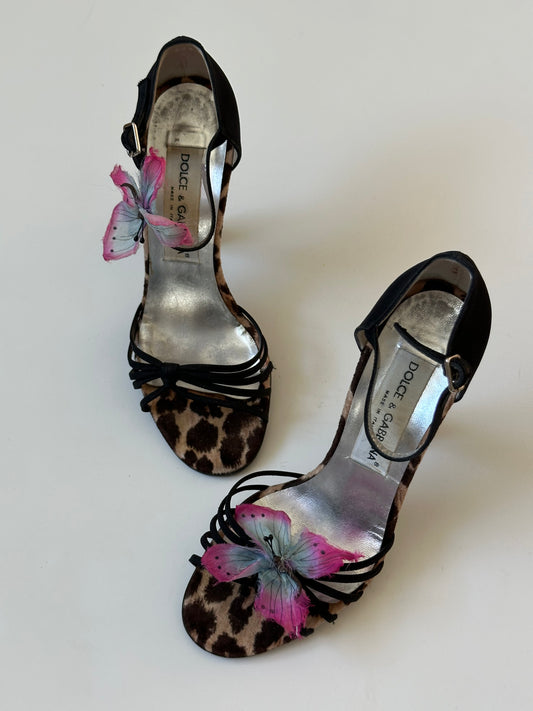 Dolce & Gabbana 1990's Butterfly Heels *rare* (36)