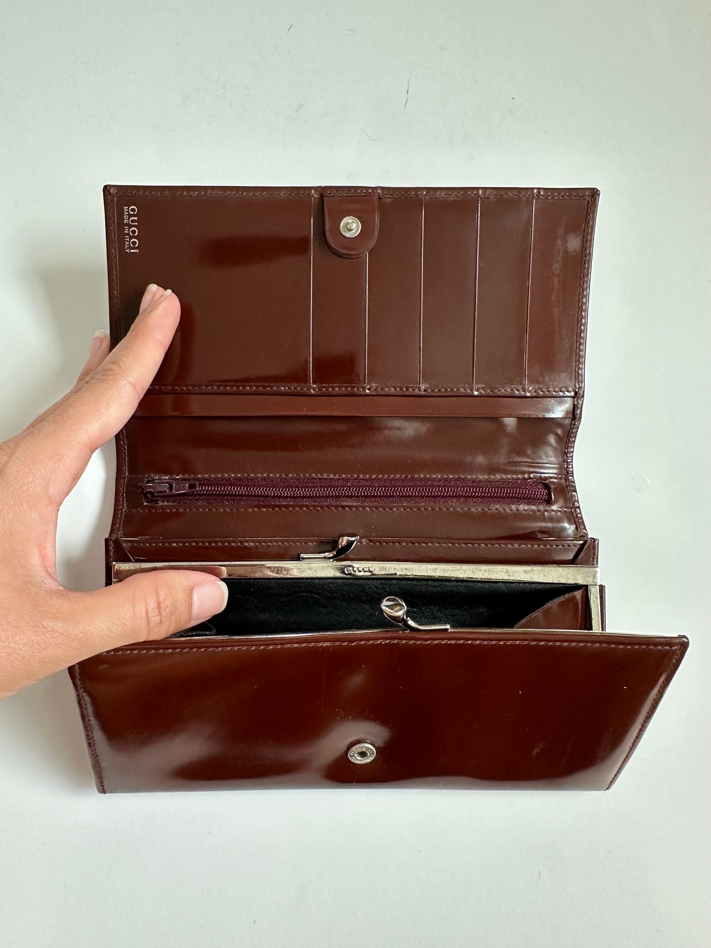 Gucci Chocolate Horsebit Wallet