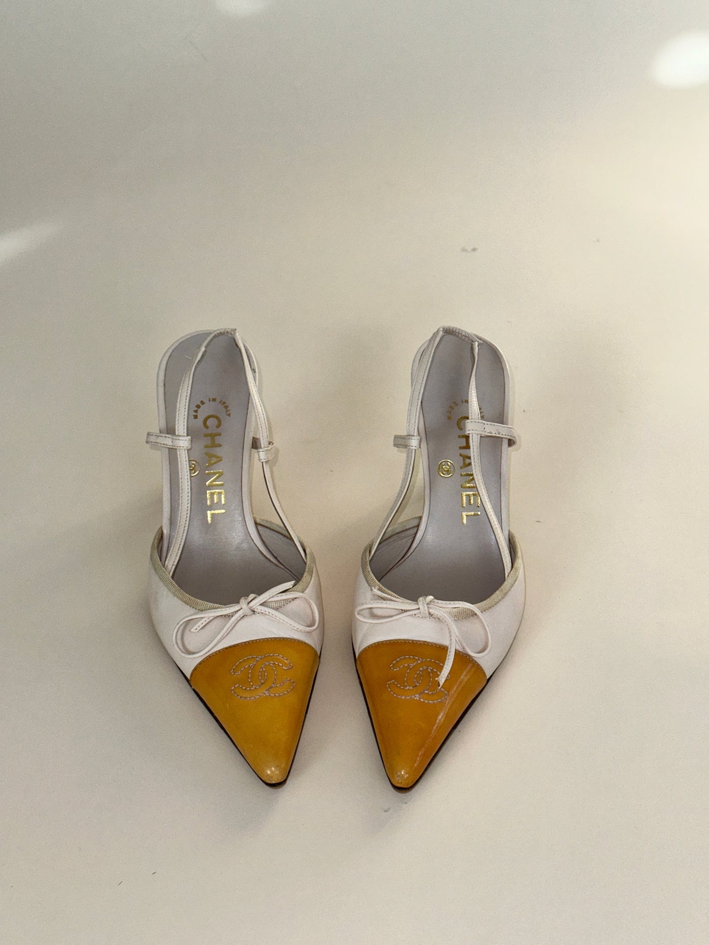 Chanel Cap Toe Slingbacks (35)