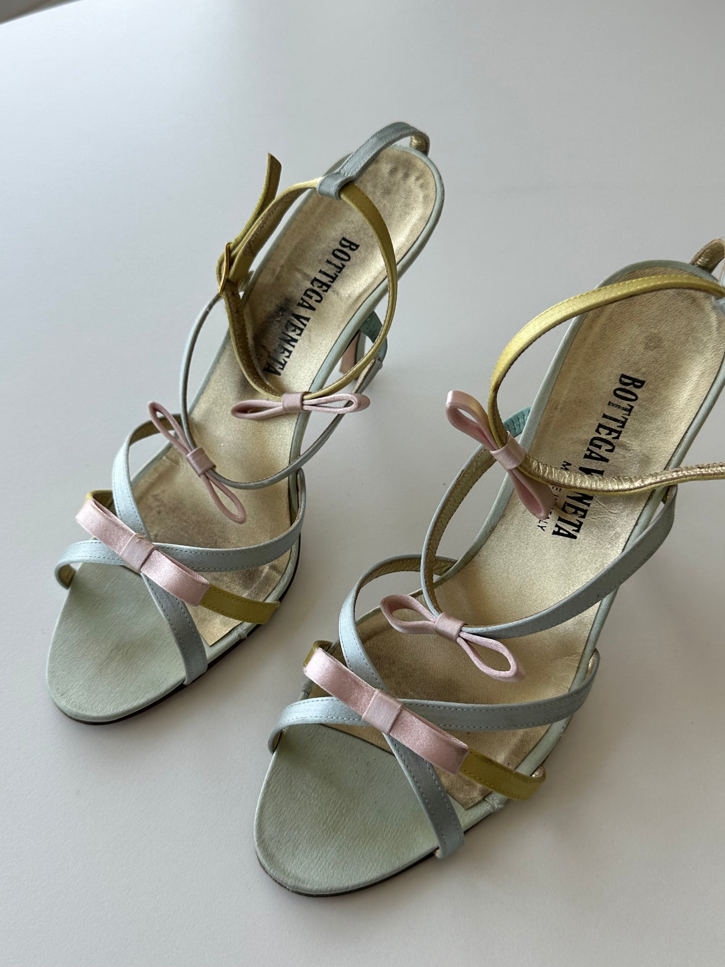 Bottega Veneta Stappy Silk Heel (38.5)