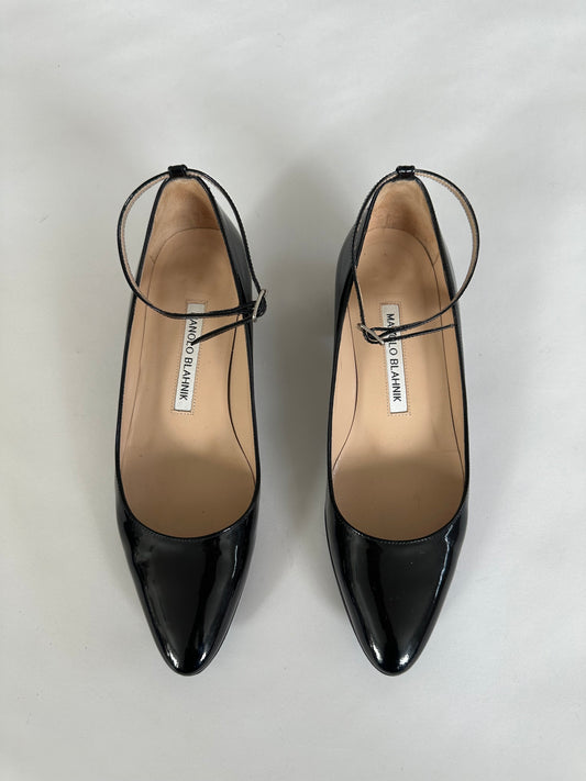 Manolo Blahnik Mary Jane Block Heel (36)