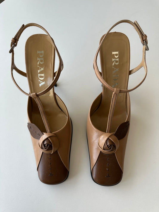 Prada Rosebud Heel (36.5)