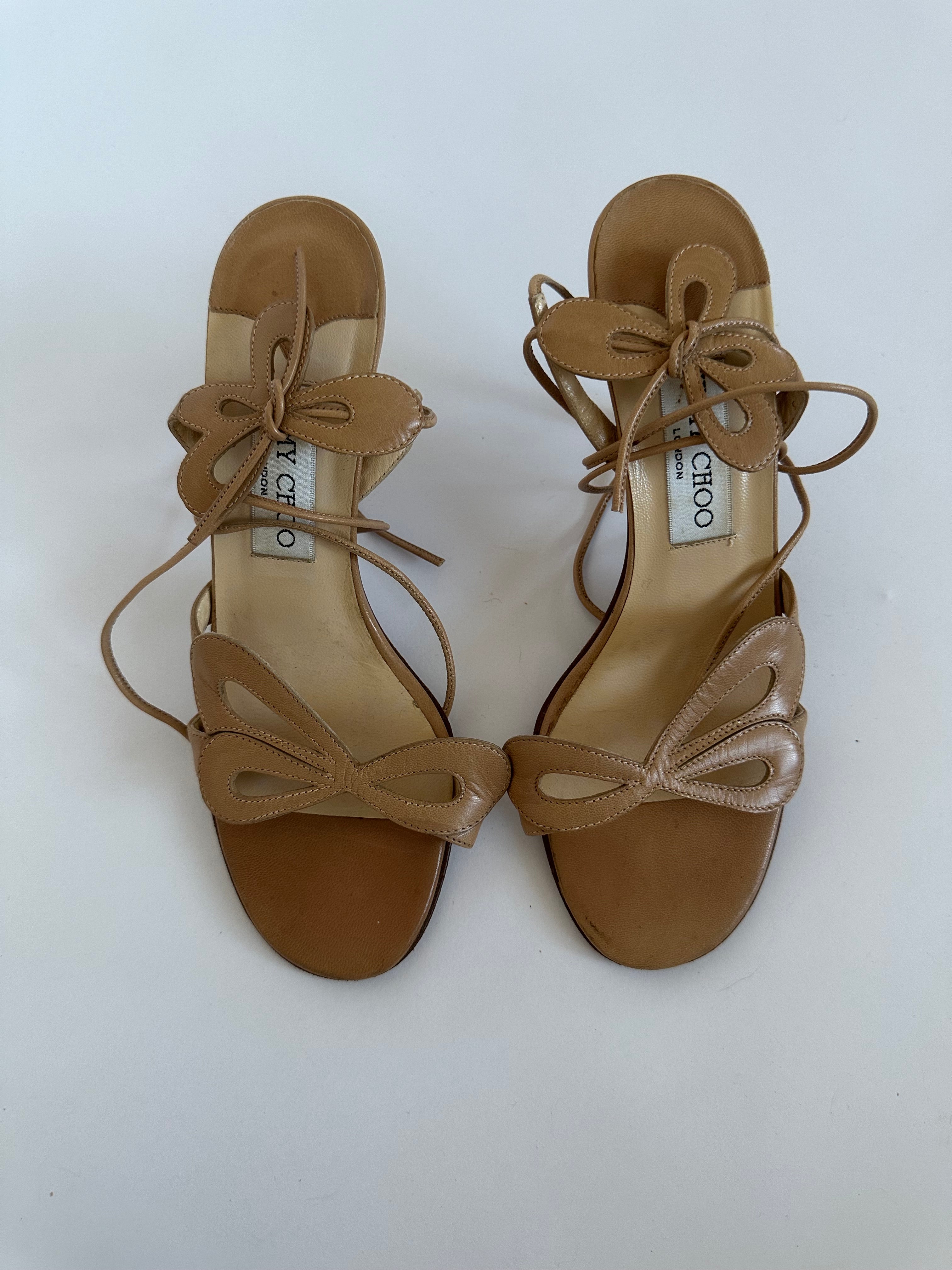 Jimmy Choo Butterfly Wrap Heel (36) – The Modern Romantique