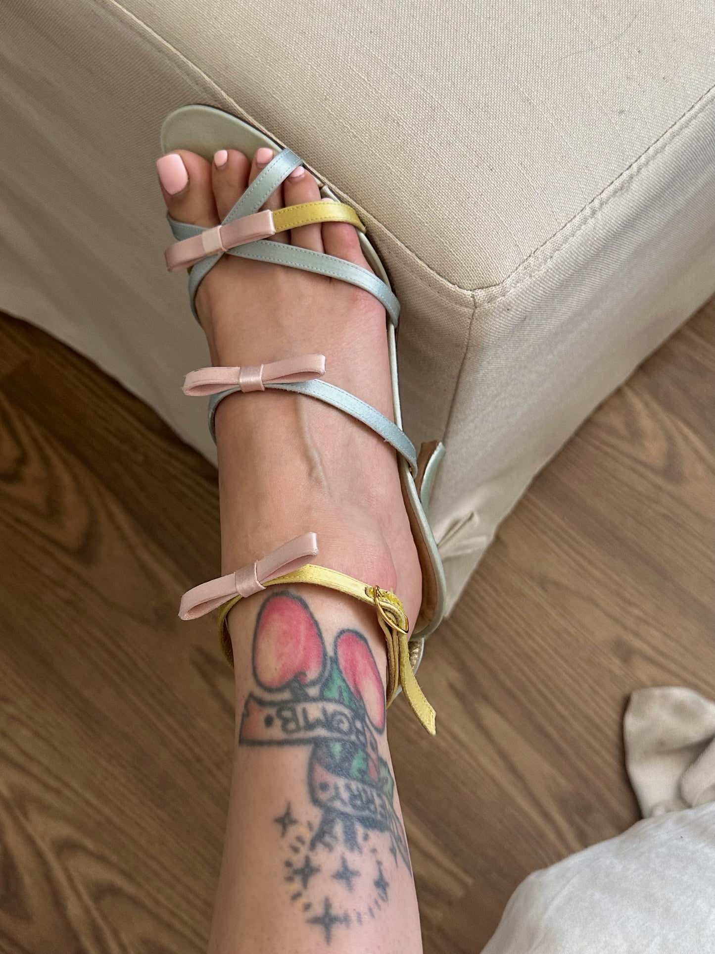 Bottega Veneta Stappy Silk Heel (38.5)