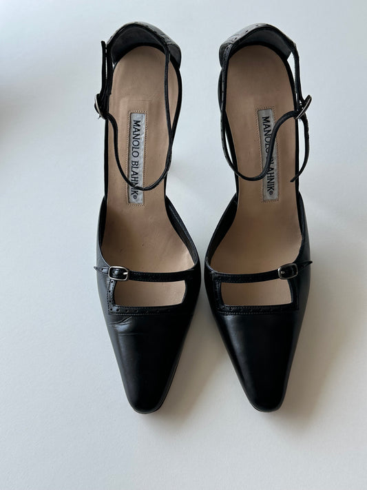 Manolo Blahnik Mary Jane (34.5)