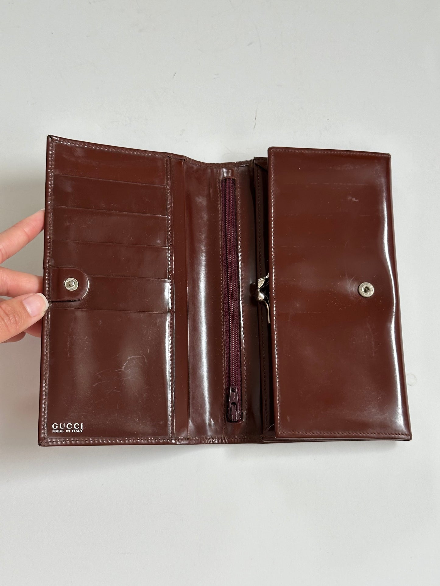 Gucci Chocolate Horsebit Wallet