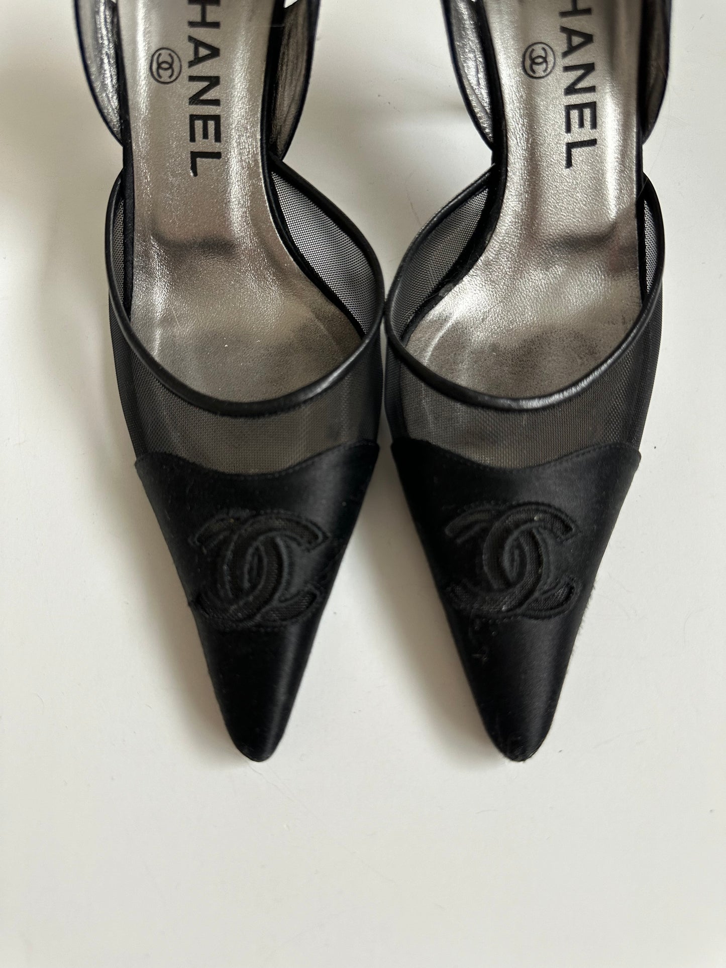 Chanel Mesh Slingback (38.5)