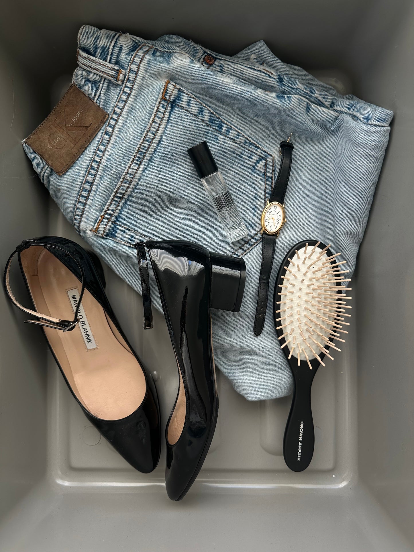 Manolo Blahnik Mary Jane Block Heel (36)