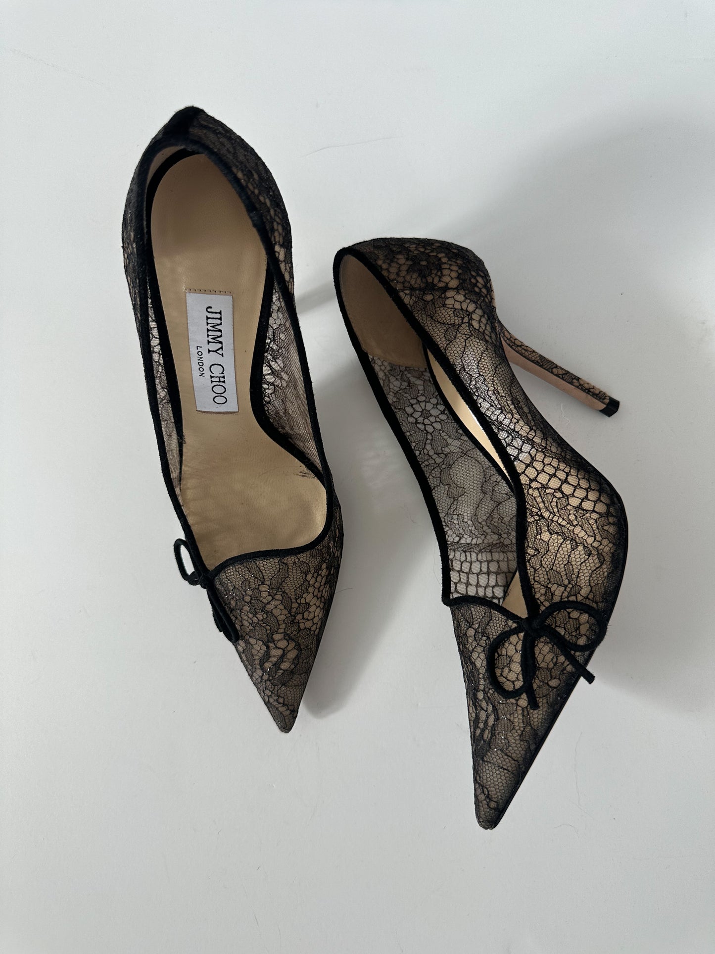 Jimmy Choo Lace Pump (36.5)