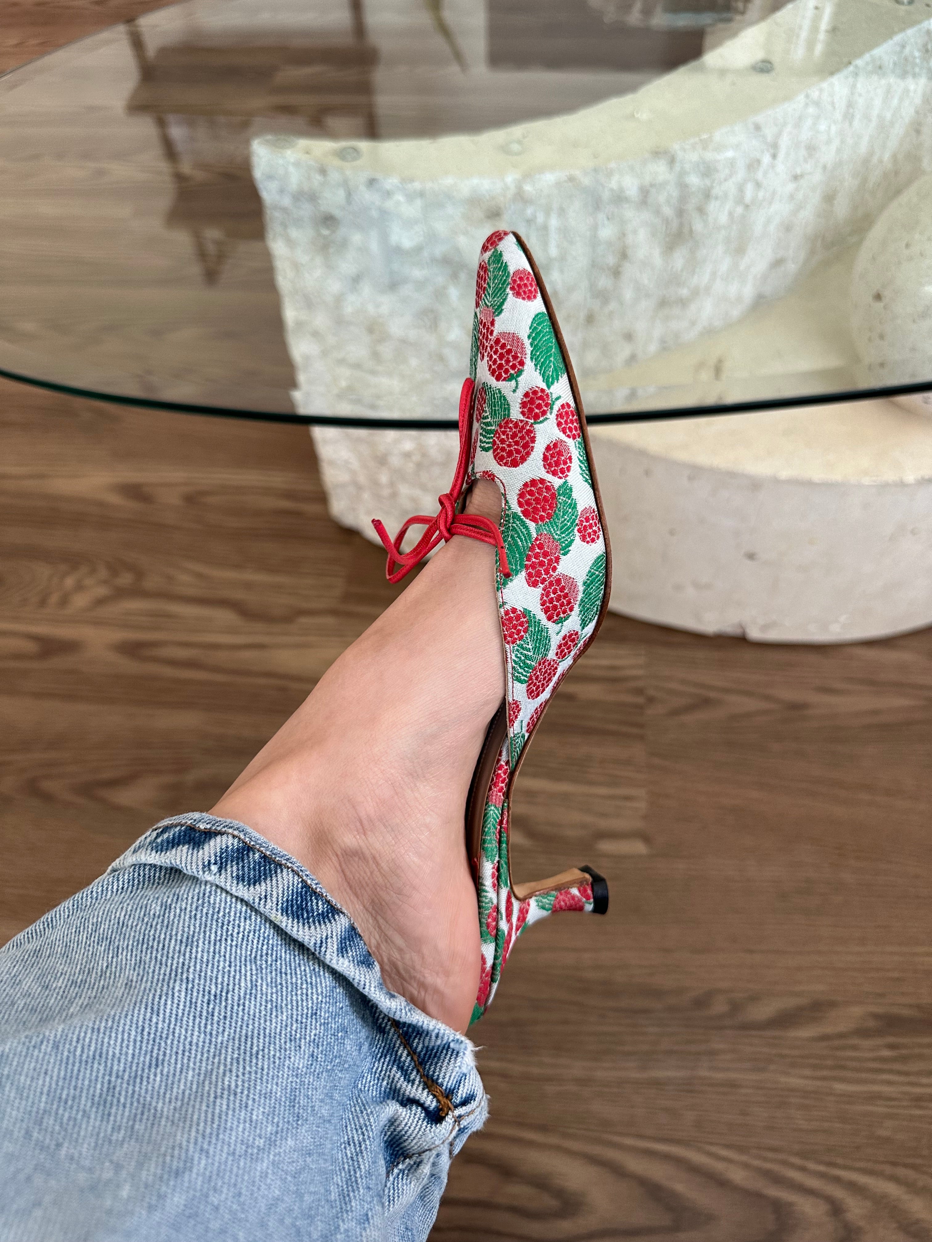 Manolo Blahnik バレリーミュー　ミュール　ヒール　balle 36 Barimu Sandal | MANOLO BLAHNIK – Marissa Collections