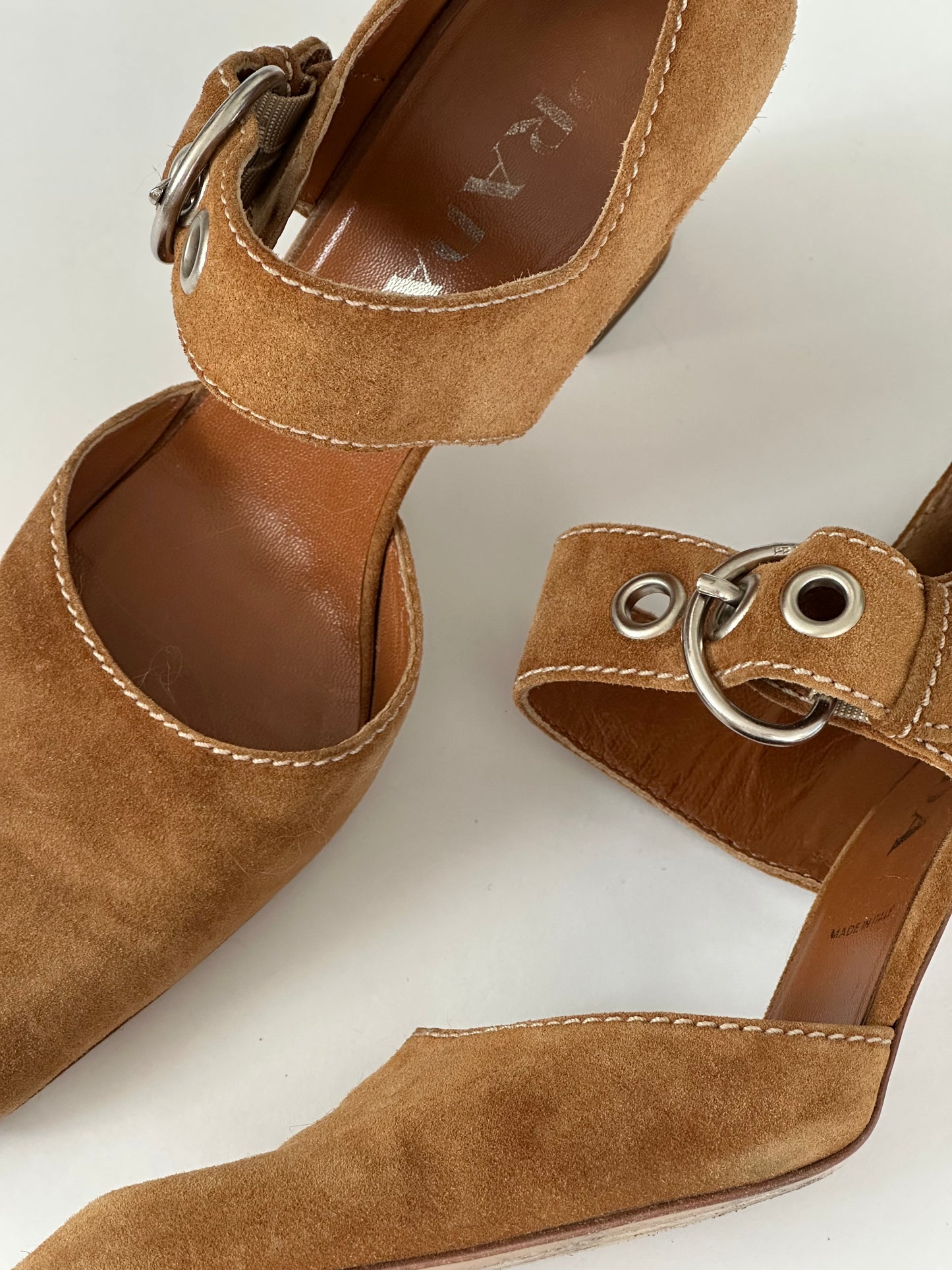 Prada Buckle Mary Jane (38.5)
