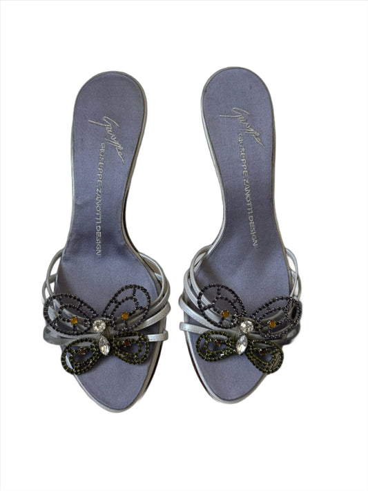 Giuseppe Zanotti Rhinestone Butterfly Mules (36)