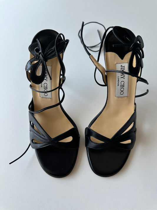 Jimmy Choo Butterfly Wrap Heel (37)