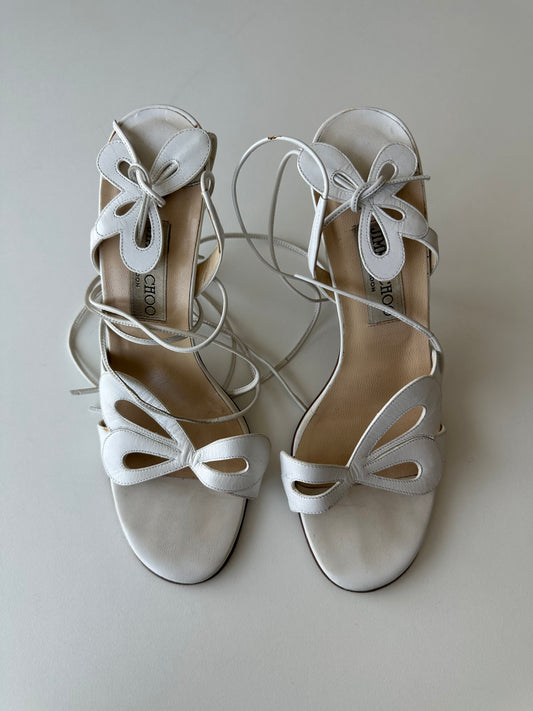 Jimmy Choo Butterfly Wrap Heel (39)