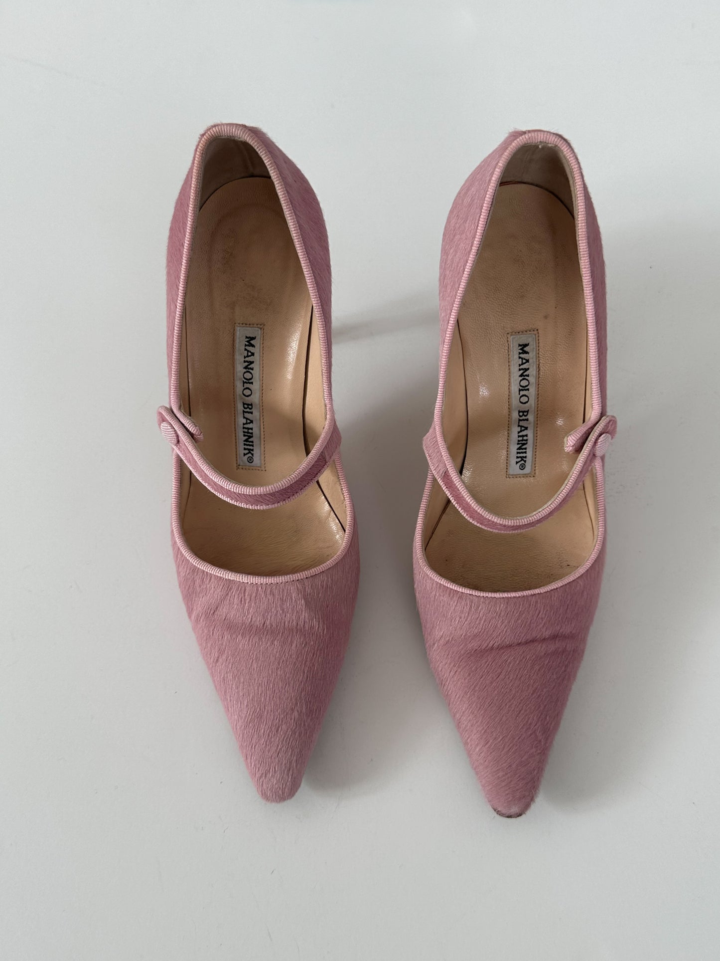 Manolo Blahnik Pink Campari (35.5)