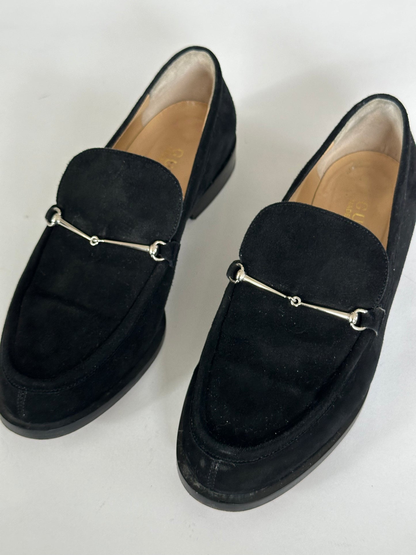 Gucci Horsebit Suede Loafers (36.5)