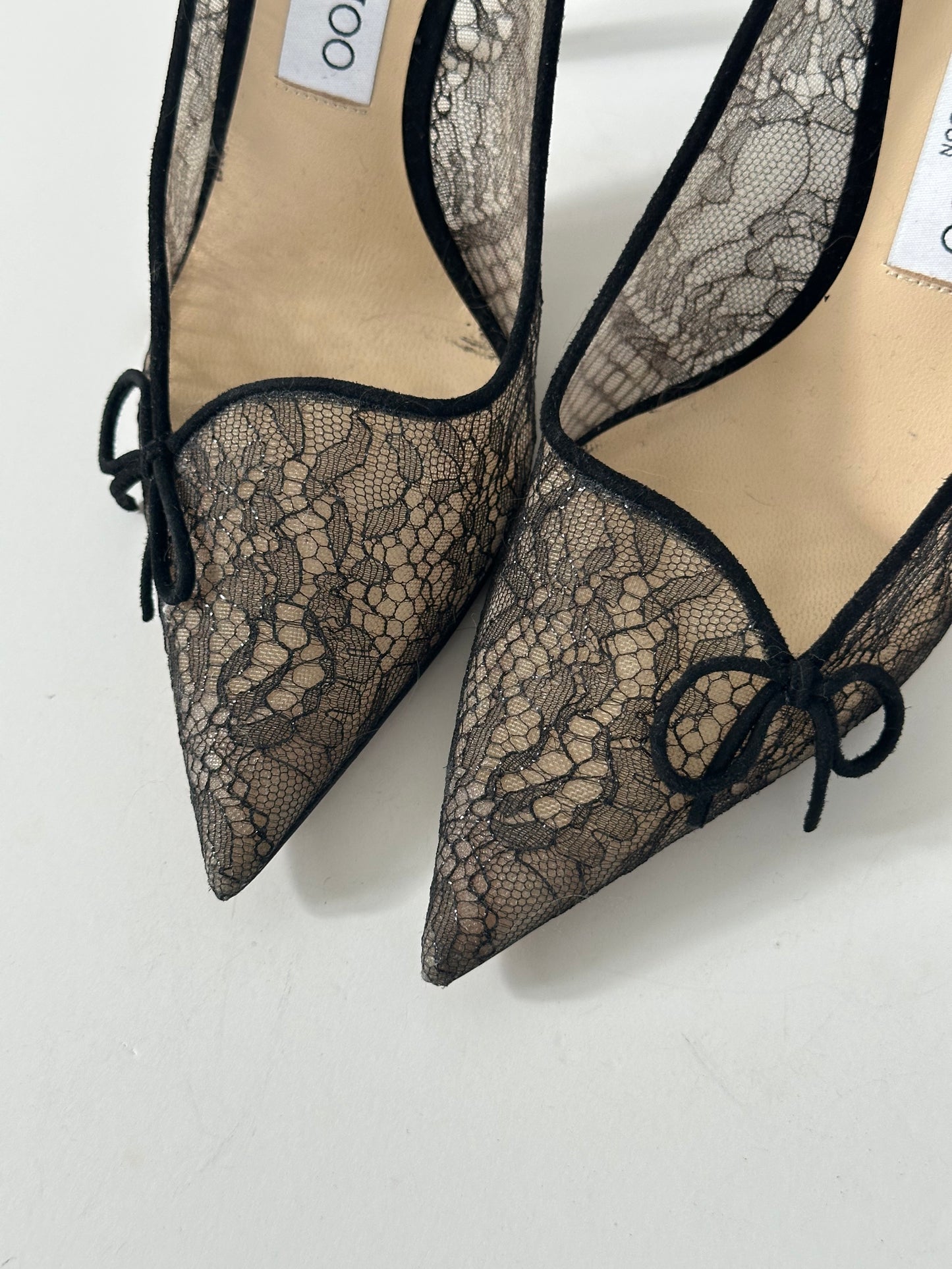 Jimmy Choo Lace Pump (36.5)