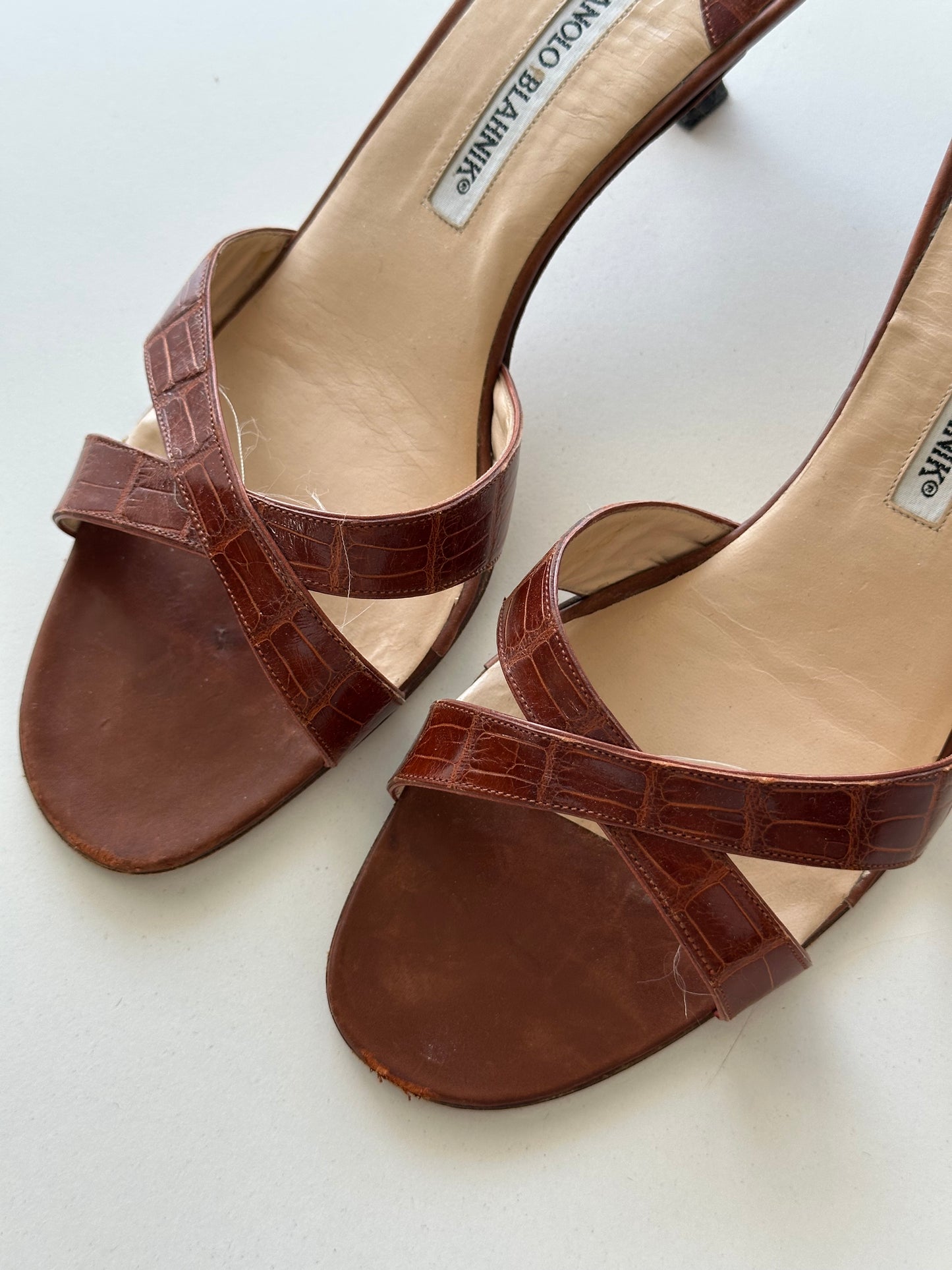 Manolo Blahnik Croc Mule (40)