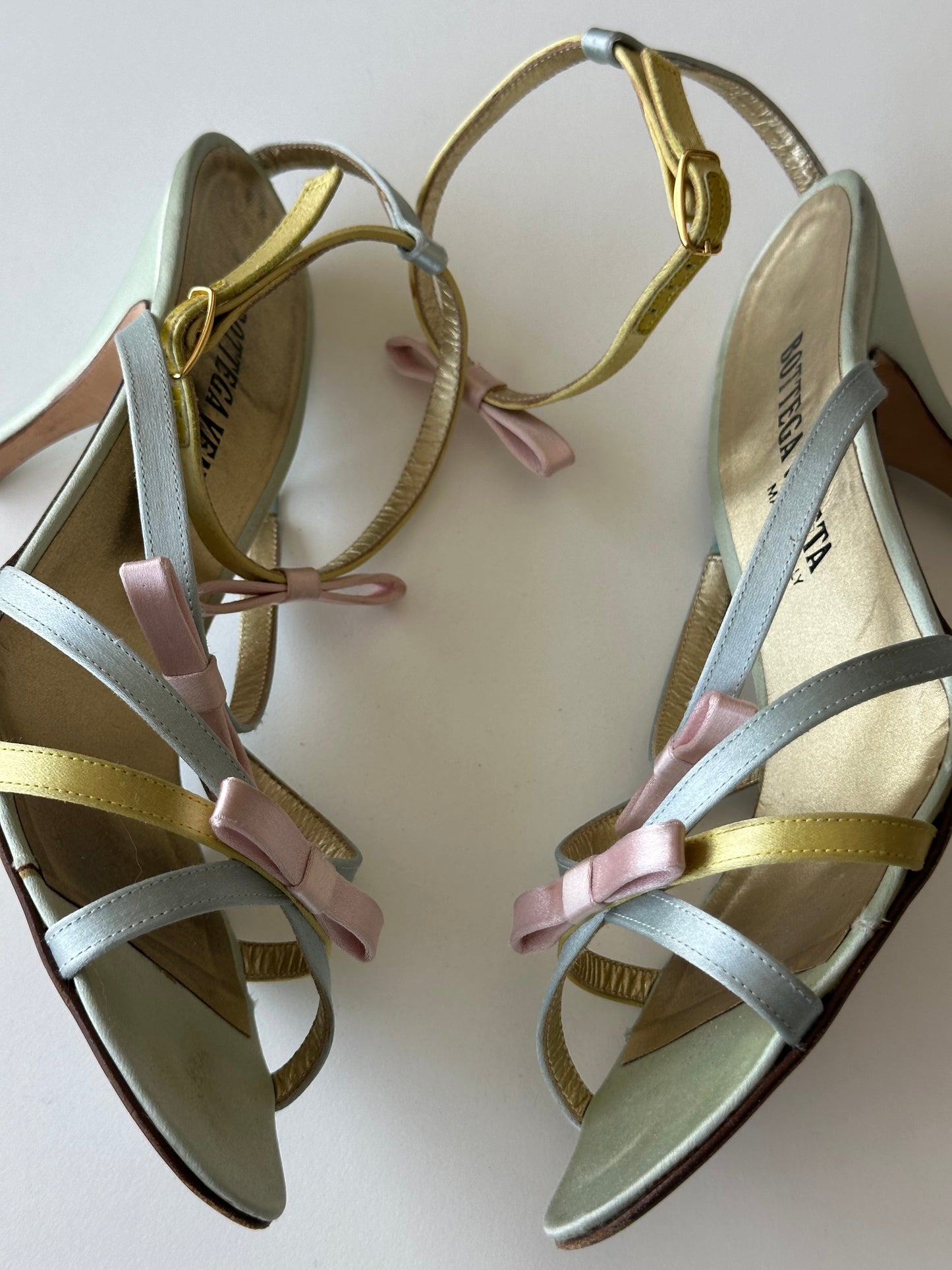 Bottega Veneta Stappy Silk Heel (38.5)