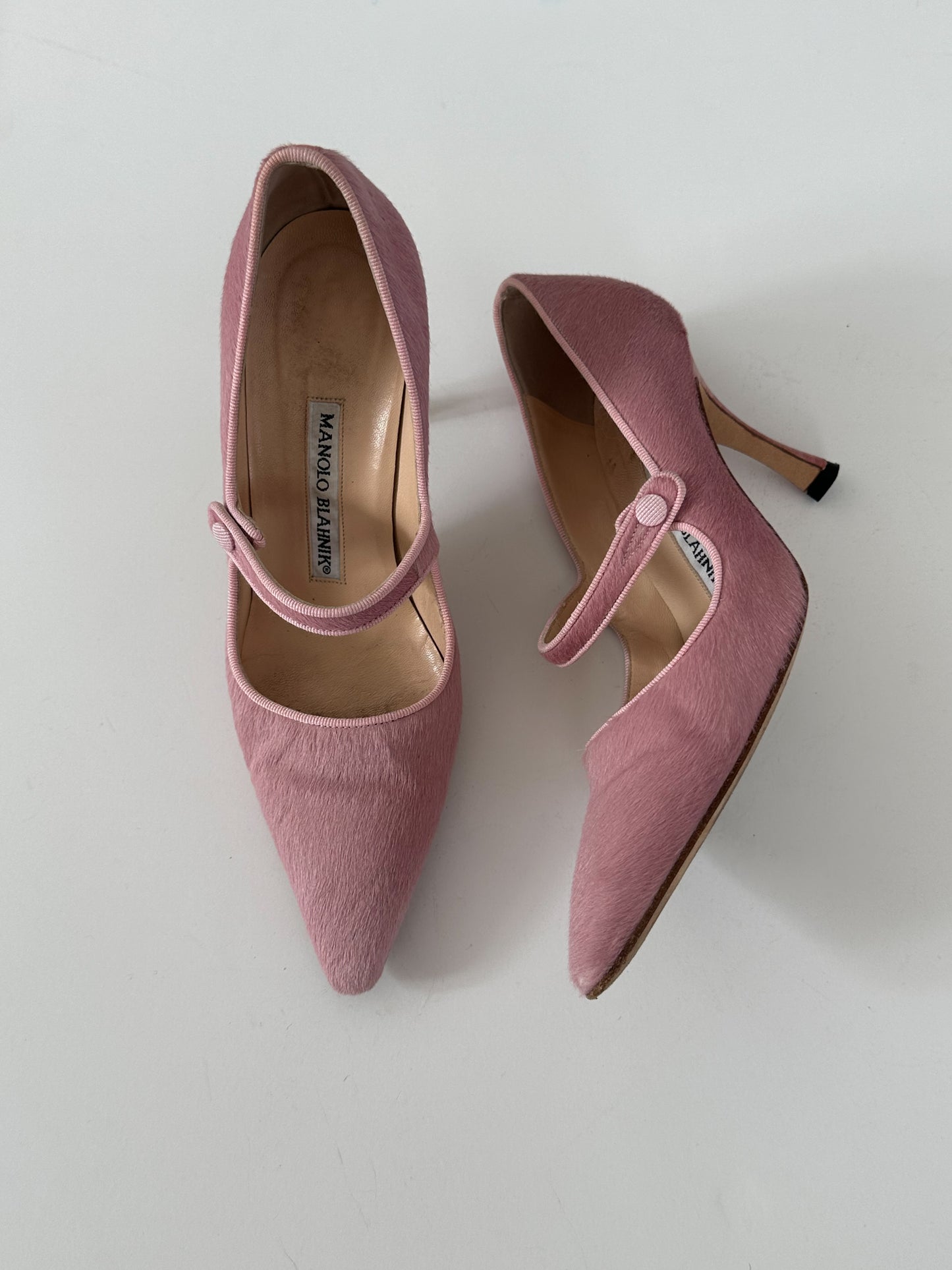 Manolo Blahnik Pink Campari (35.5)