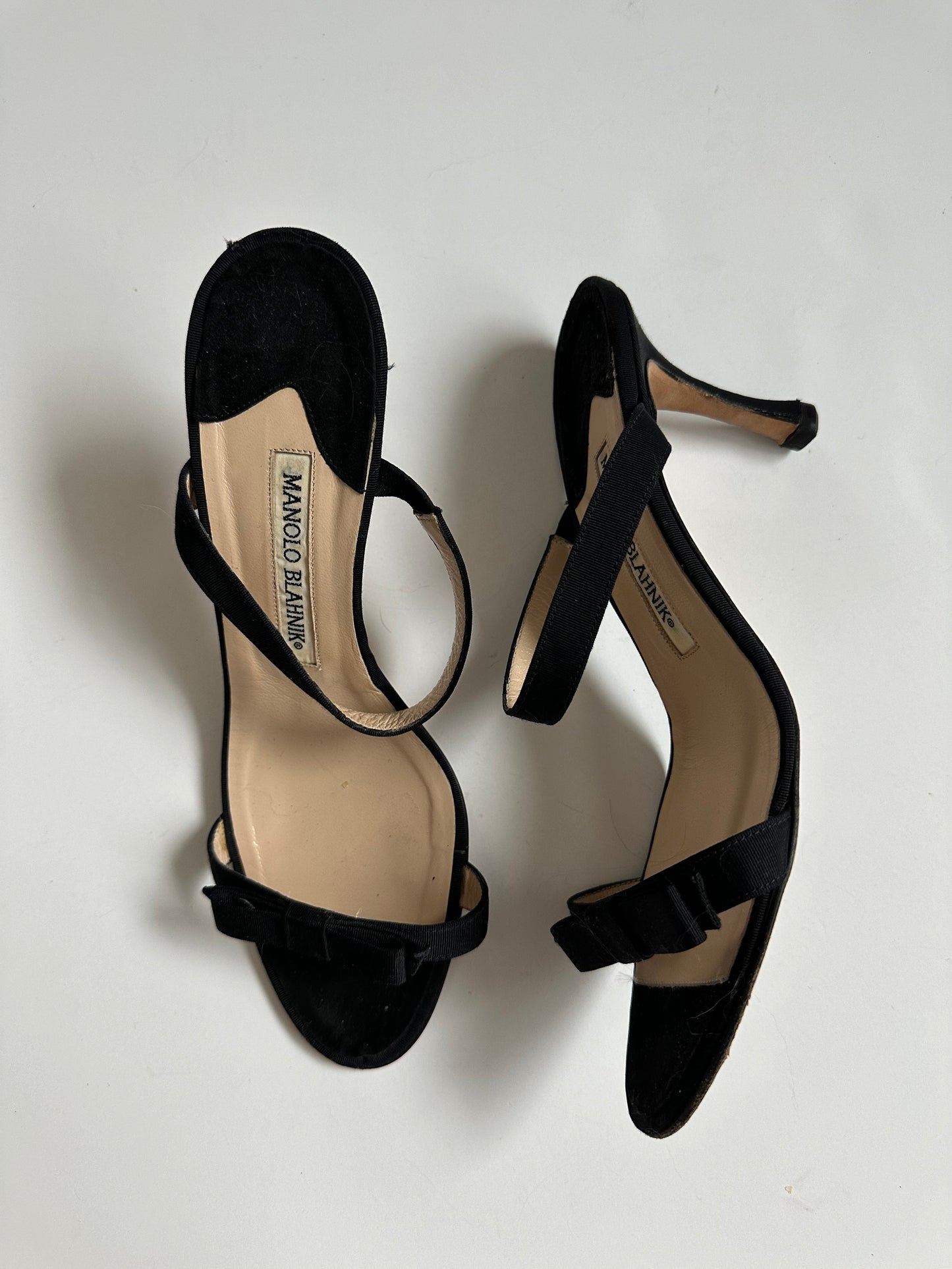 Manolo Blahnik Strappy Heel (38)